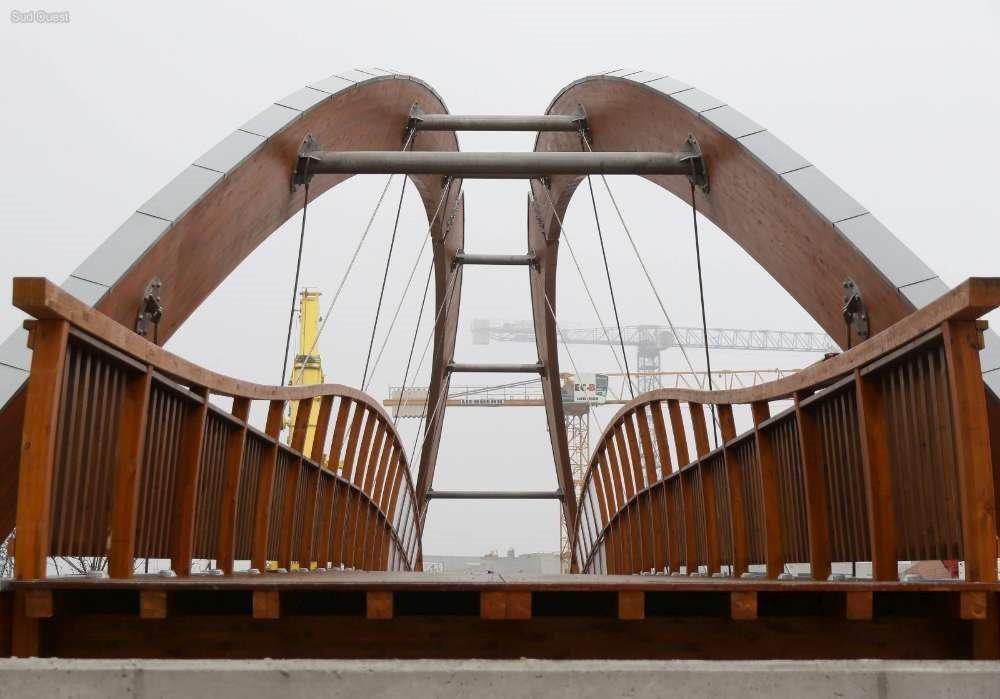 Polimer colabora con Media Madera en la construcción de un puente en Francia