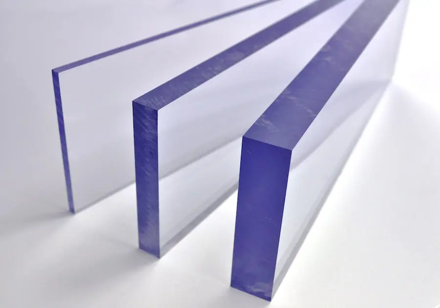 Placa de resistencia de policarbonato de plástico acrílico transparente, de  0.039 pulgadas de grosor, transparente, aislamiento térmico, revestimiento