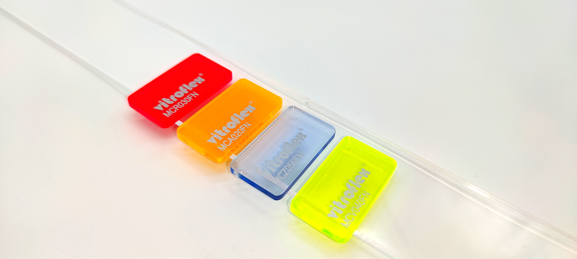 Metacrilato de color fluorescente - Plasticexpress